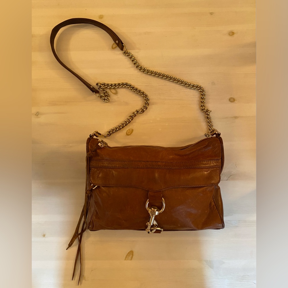 Rebecca Minkoff Leather Shoulder Bag - brown